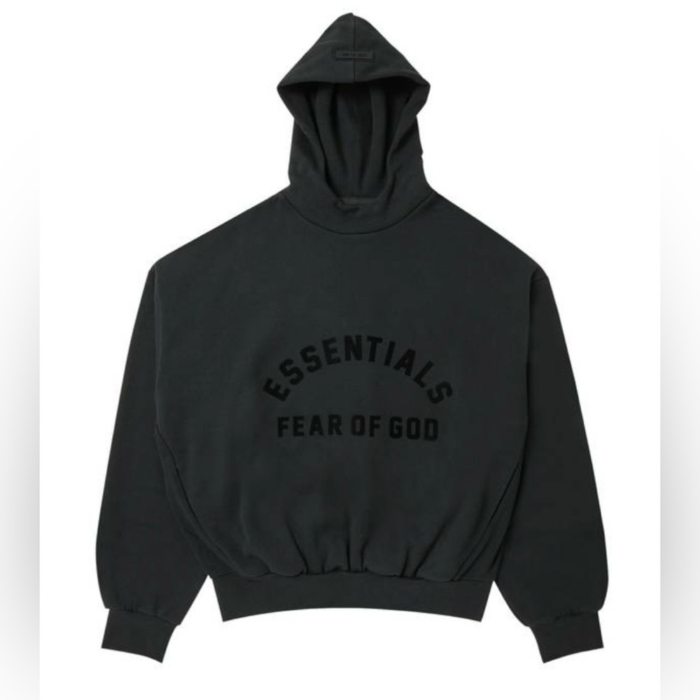 Fear of God Essentials Hoodie - Jet Black